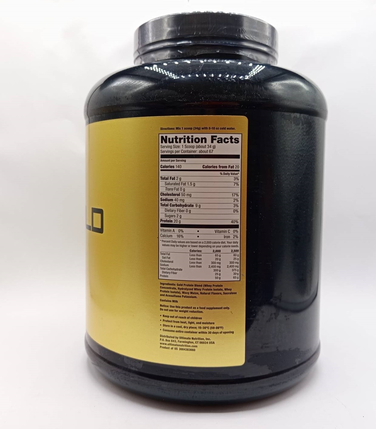مکمل پروتئین وی گلد آلتیمیت آمریکا Ultimate Nutrition Whey gold 4 مکمل پروتئین وی گلد آلتیمیت آمریکا Ultimate Nutrition Whey gold