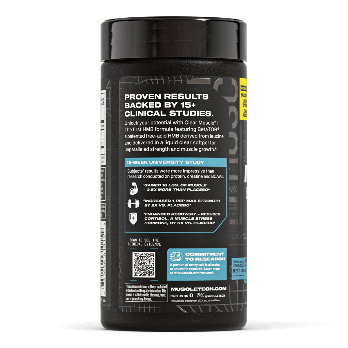 مکمل HMB کلیر ماسل نکست ژن ماسل تک 84 عددی Muscletech Clear Muscle 7 مکمل HMB کلیر ماسل نکست ژن ماسل تک 84 عددی Muscletech Clear Muscle - Image 7