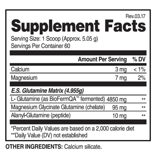 مکمل گلوتامین ایوژن 305 گرمی Evogen Glutamine 5 مکمل گلوتامین ایوژن