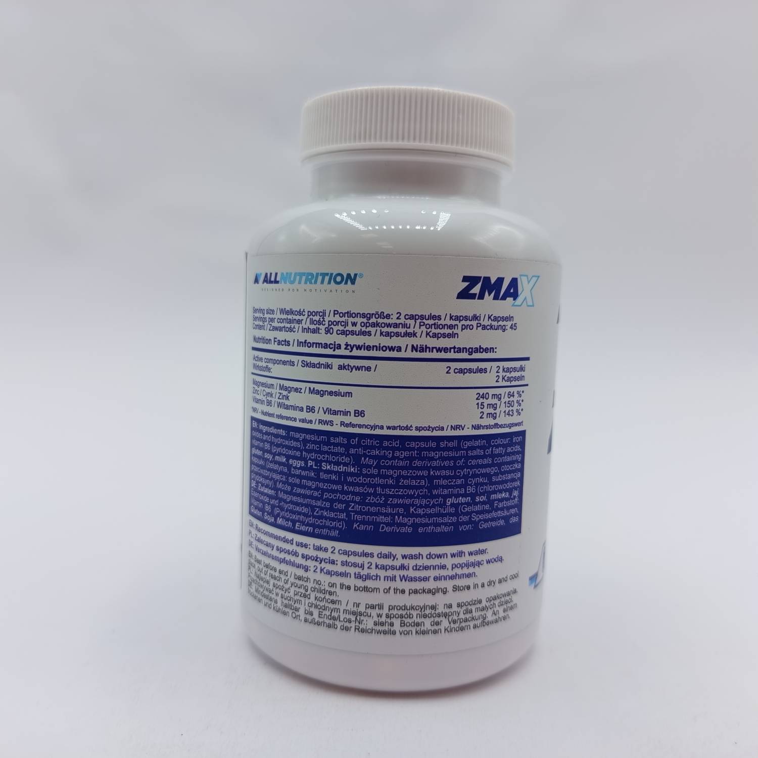 مکمل زد ام ای آل نوتریشن ALLNUTRITION ZMAX 3 مکمل زد ام آ آل نوتریشن ALLNUTRITION ZMAX