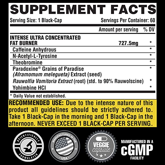 لیپو 6 بلک اینتنس ناترکس 60 عددی LIPO-6 BLACK INTENSE Ultra Concentrate 12 لیپو 6 بلک اینتنس ناترکس