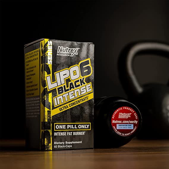 لیپو 6 بلک اینتنس ناترکس 60 عددی LIPO-6 BLACK INTENSE Ultra Concentrate 10 لیپو 6 بلک اینتنس ناترکس