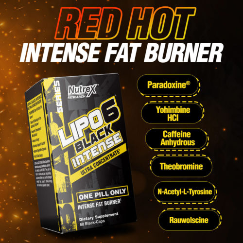 لیپو 6 بلک اینتنس ناترکس 60 عددی LIPO-6 BLACK INTENSE Ultra Concentrate 11 لیپو 6 بلک اینتنس ناترکس