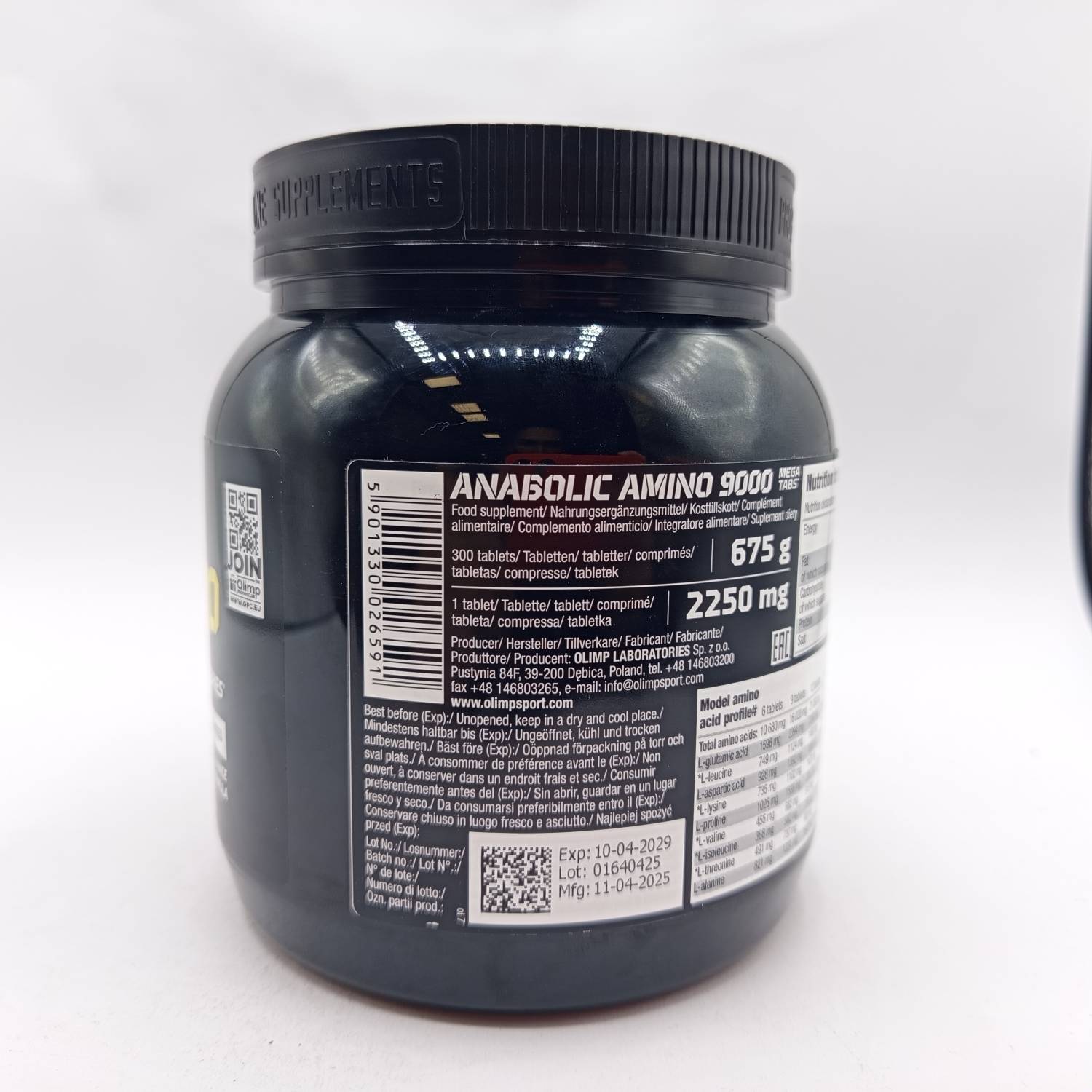 قرص آنابولیک آمینو ۹۰۰۰ الیمپ OLIMP AMINO 9000 MEGA TABS 4 قرص آنابولیک آمینو ۹۰۰۰ الیمپ OLIMP AMINO 9000 MEGA TABS