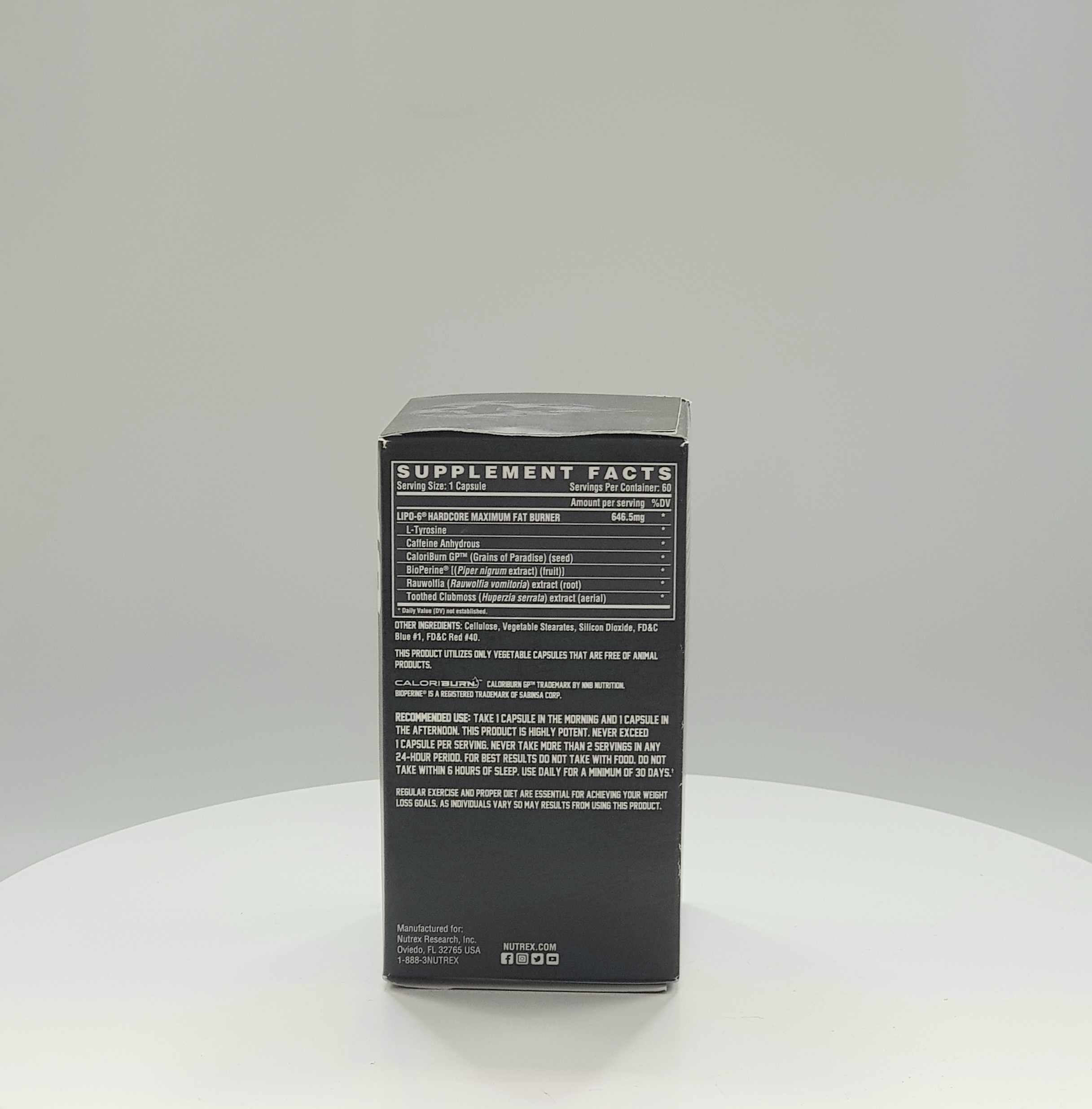چربی سوز لیپو سیکس هاردکور ناترکس Nutrex Lipo6 Hardcore 7 چربی سوز لیپو سیکس هاردکور ناترکس