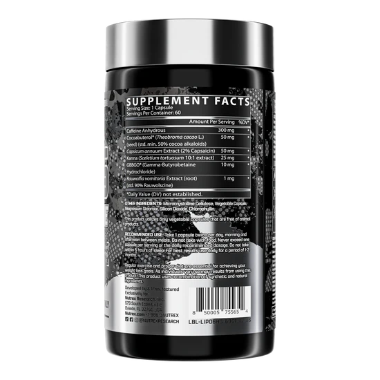 چربی سوز لیپو سیکس هاردکور ناترکس Nutrex Lipo6 Hardcore 3 چربی سوز لیپو سیکس هاردکور ناترکس Nutrex Lipo6 Hardcore - Image 3