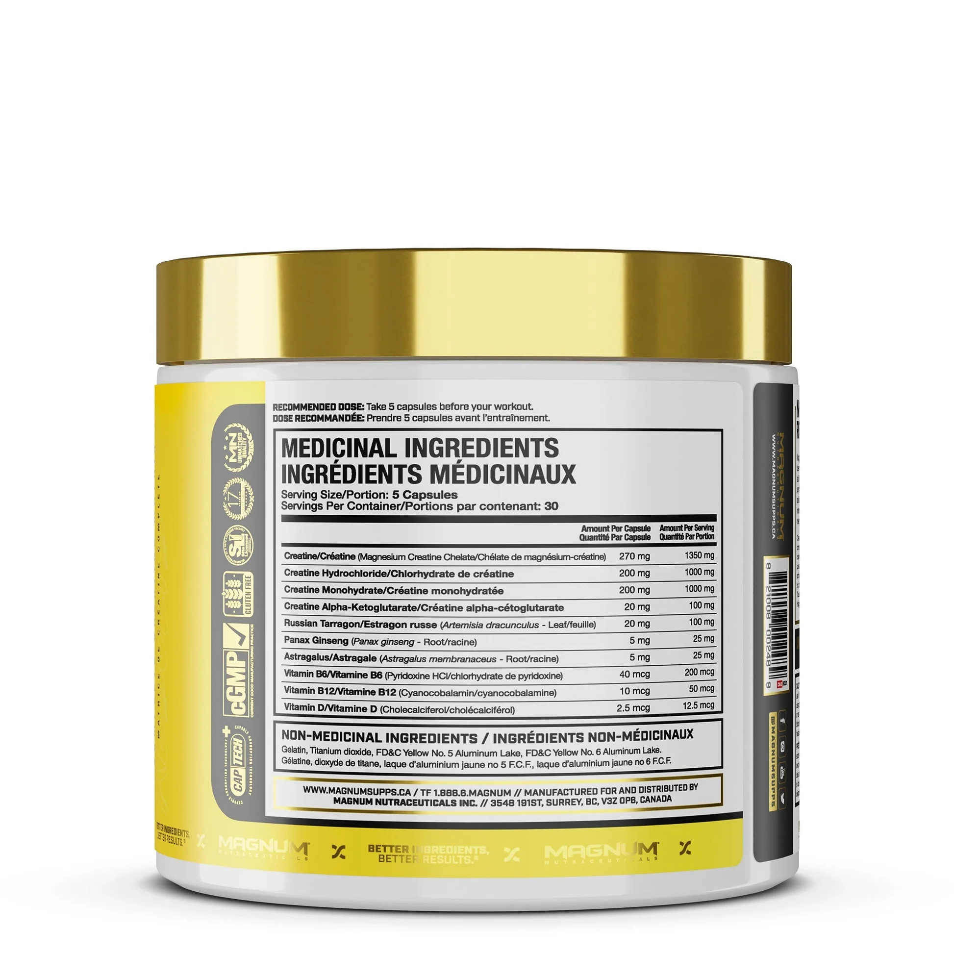 کراتین مگنوم کانادا بیگ سی MAGNUM BIG C Creatine 5 کراتین مگنوم کانادا بیگ سی MAGNUM BIG C Creatine - Image 5