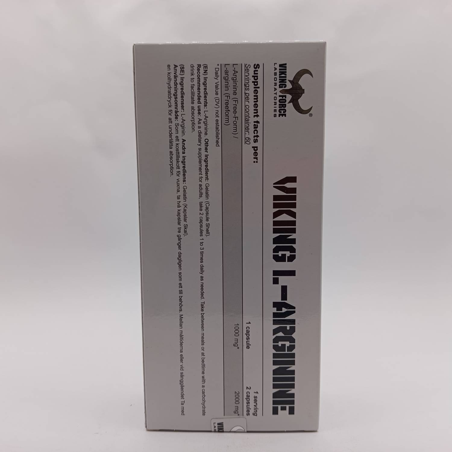 کپسول آرژنین وایکینگ فورس Viking Force L-Arginine 3 کپسول آرژنین وایکینگ فورس Viking Force L-Arginine