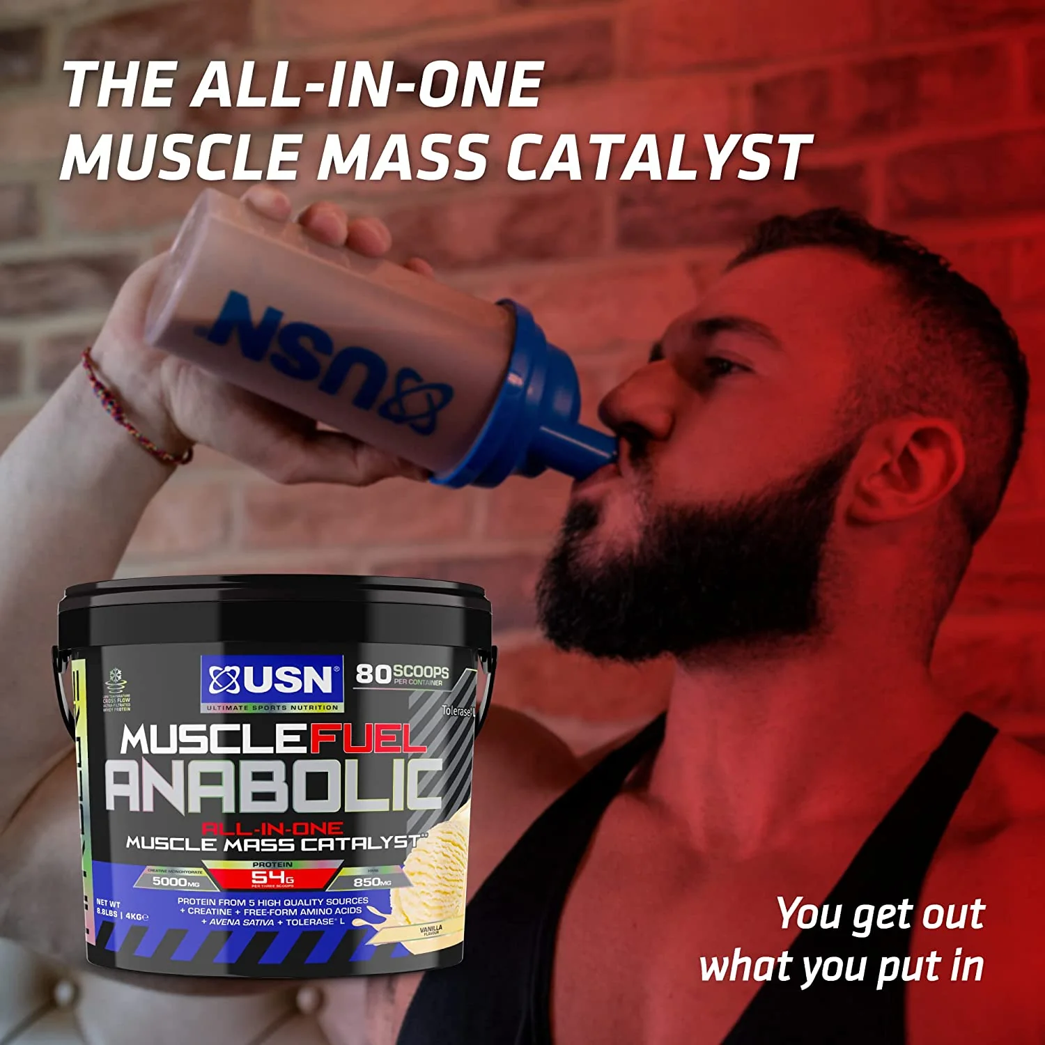 مس فیول یو اس ان USN ANABOLIC MUSCLE FUEL کلاسیک 9 مس فیول یو اس ان USN ANABOLIC MUSCLE FUEL کلاسیک
