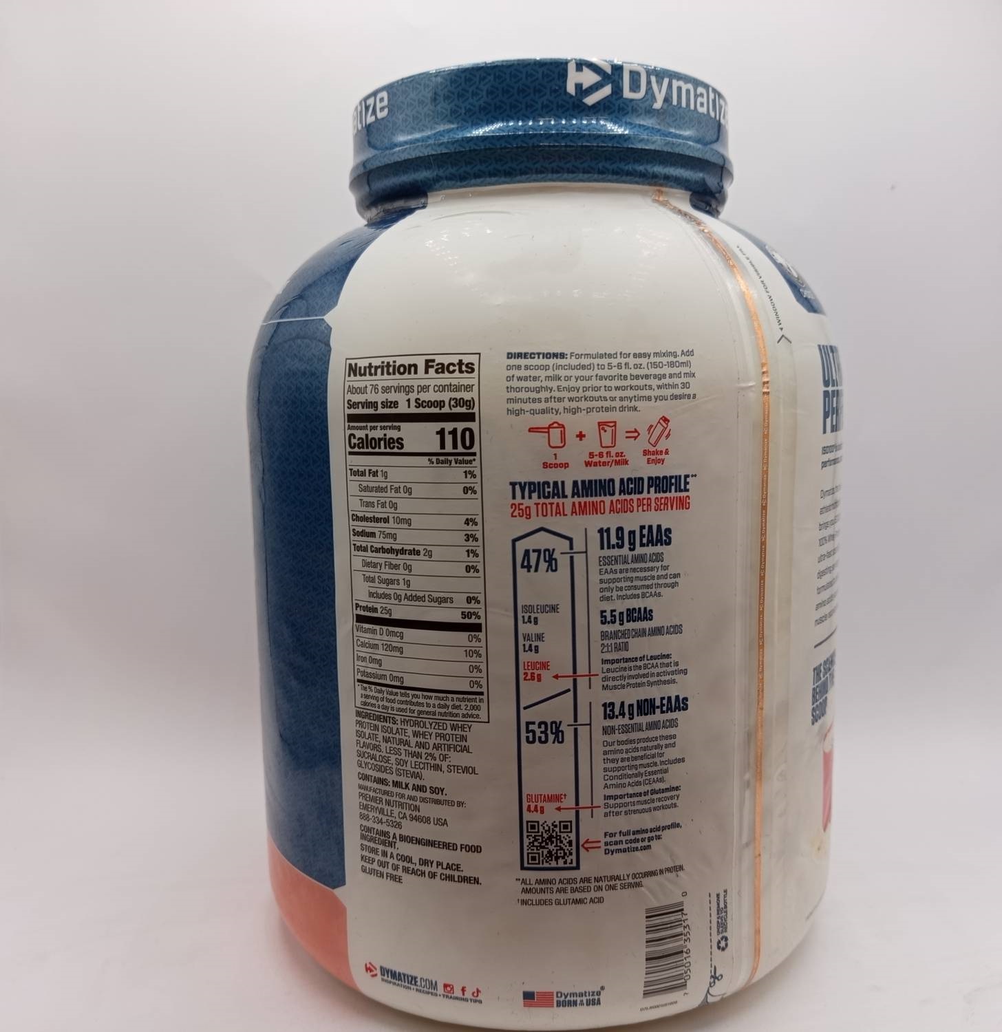 پروتئین وی ایزوله دایماتیز 100 اصل Dymatize ISO 100 Whey Protein Isolate 13 پروتئین وی ایزوله دایماتیز 100 اصل Dymatize ISO 100 Whey Protein Isolate