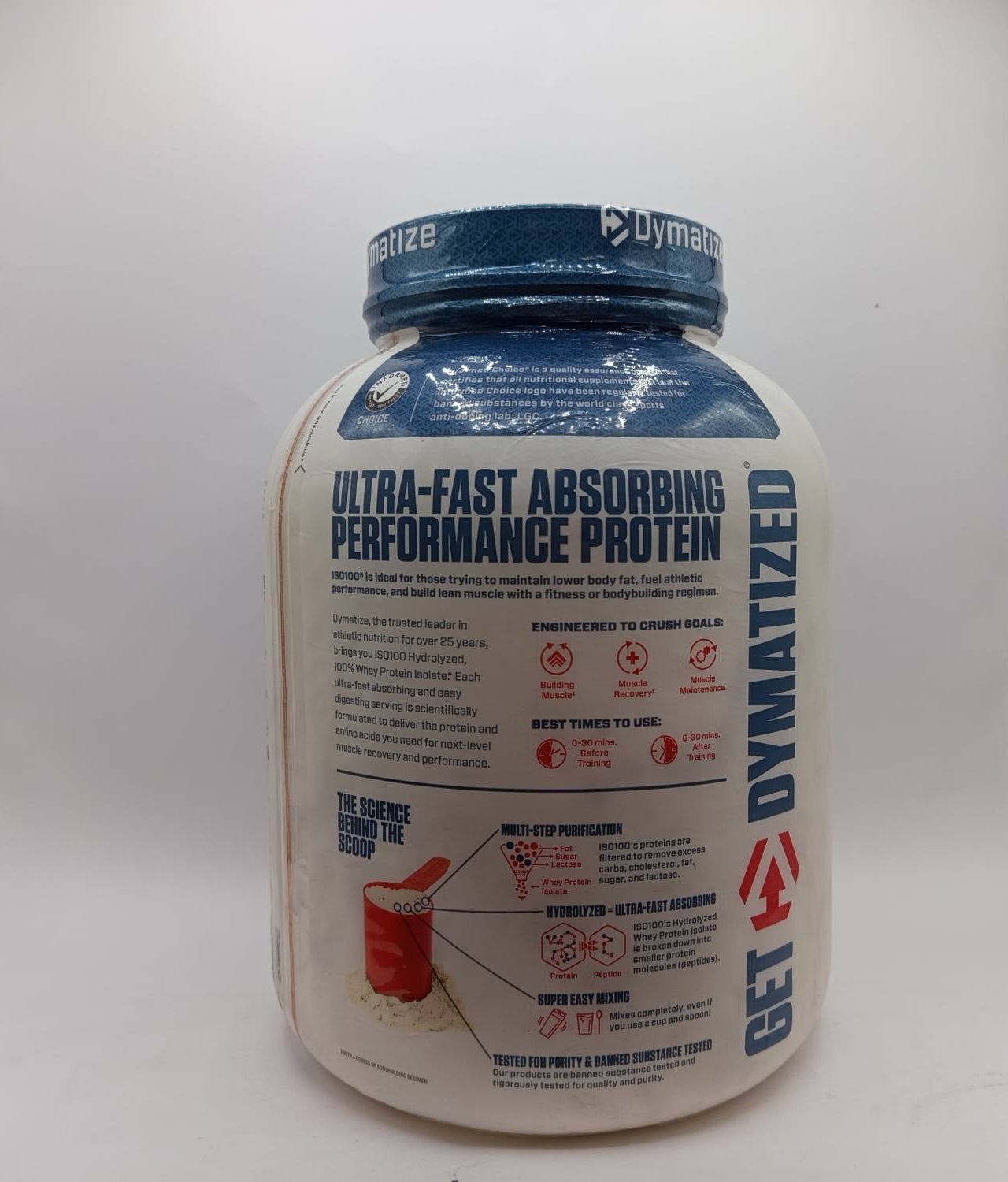 پروتئین وی ایزوله دایماتیز 100 اصل Dymatize ISO 100 Whey Protein Isolate 15 پروتئین وی ایزوله دایماتیز 100 اصل Dymatize ISO 100 Whey Protein Isolate