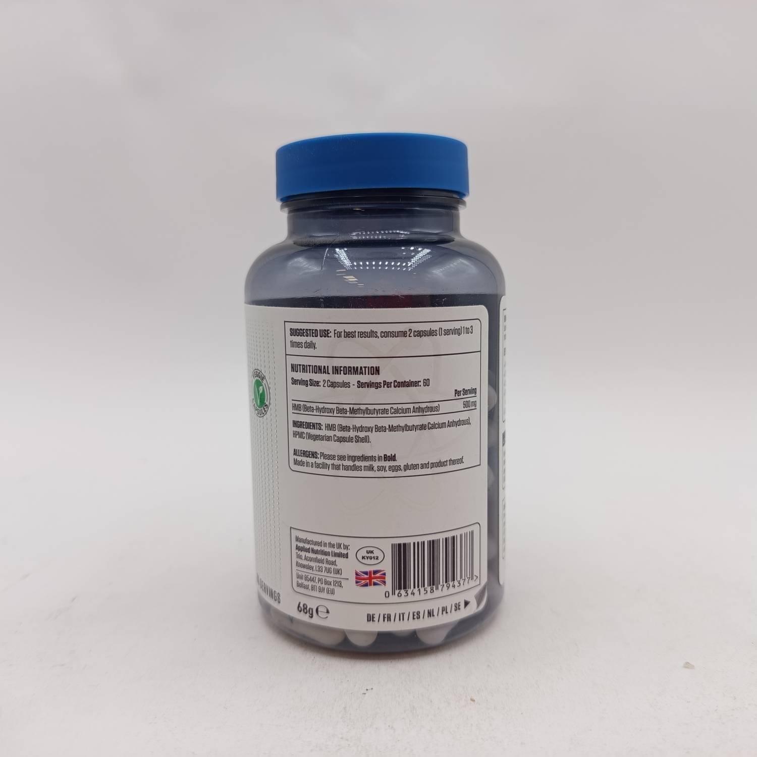 کپسول اچ ام بی اپلاید Applied Nutrition HMB 500MG 3 کپسول اچ ام بی اپلاید Applied Nutrition HMB 500MG