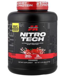 مکمل پروتئین وی نیتروتک ماسل تک 1.8 کیلو MuscleTech Nitro Tech Whey Protein