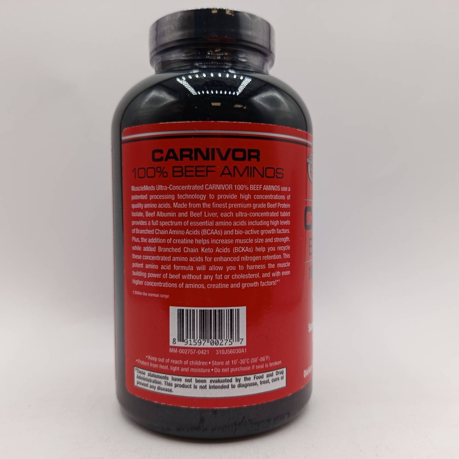مکمل آمینو بیف کارنیور ماسل مدز Carnivor Amino Beef Musclemeds 4 مکمل آمینو بیف کارنیور ماسل مدز