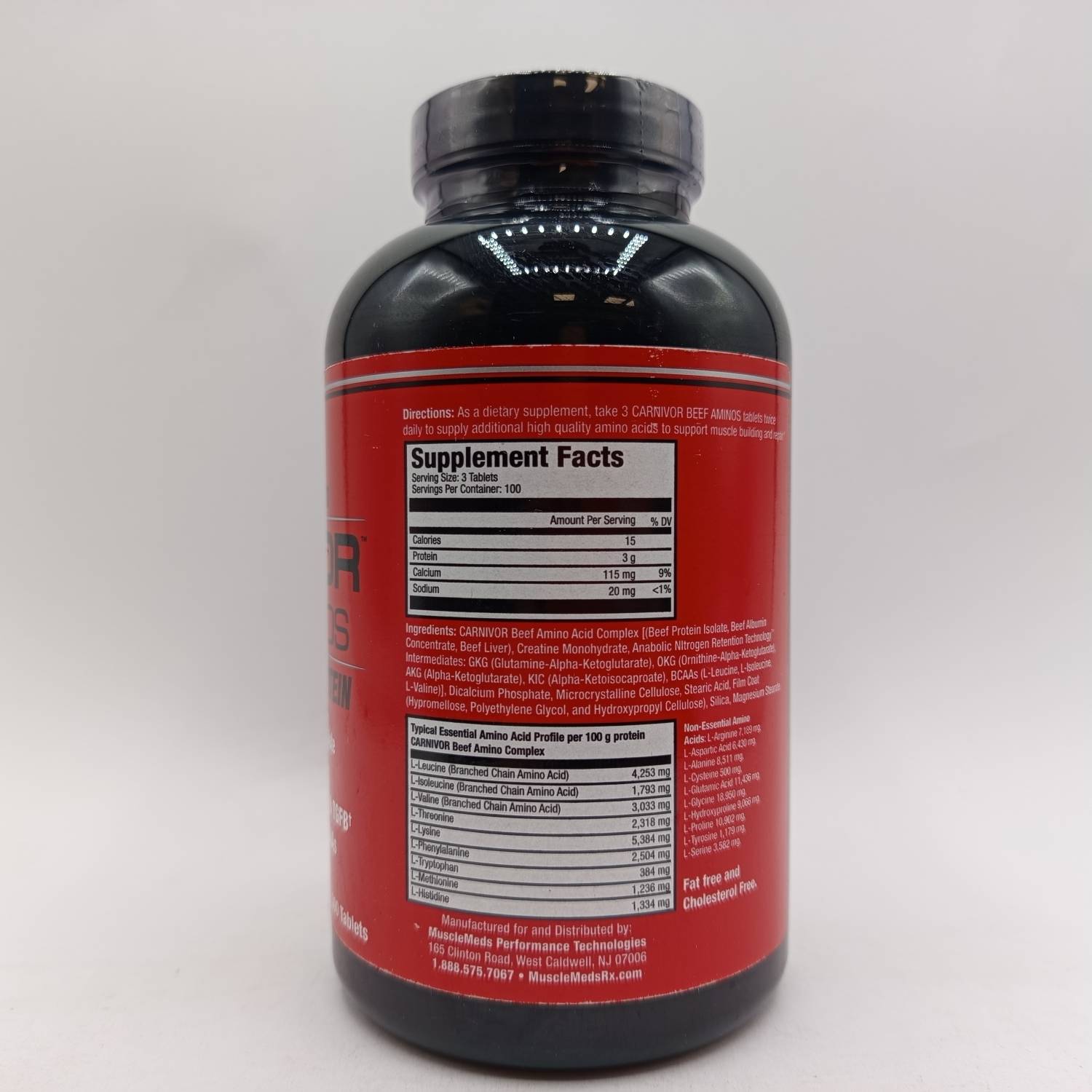 مکمل آمینو بیف کارنیور ماسل مدز Carnivor Amino Beef Musclemeds 3 مکمل آمینو بیف کارنیور ماسل مدز