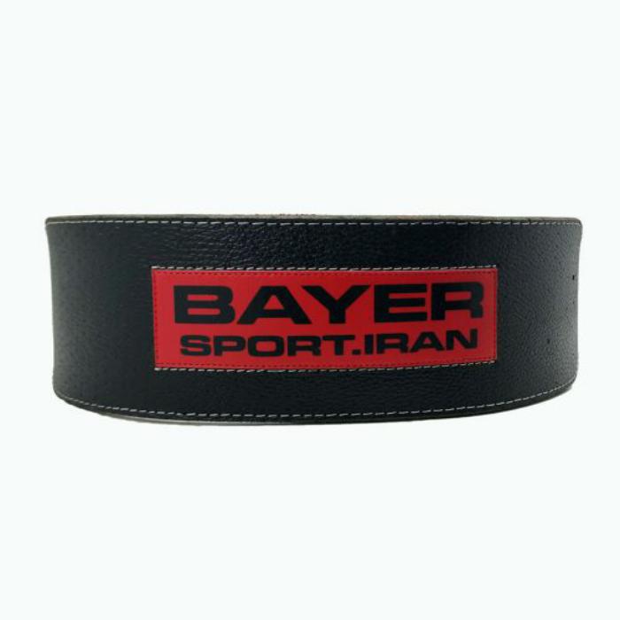 کمربند بدنسازی چرم طبیعی بایر Bayer 3 کمربند بدنسازی چرم طبیعی بایر Bayer