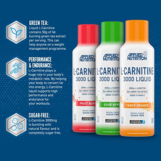 مایع ال کارنیتین اپلاید دوز 3000 Applied L-Carnitine 3000 Liquid 7 ال کارنیتین مایع اپلاید نوتریشن 3000