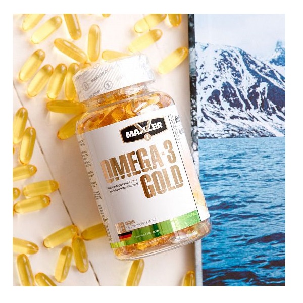 60 کپسول امگا 3 گلد مکسلر Maxler Omega-3 Gold 6 امگا 3 گلد مکسلر 120 کپسولی Maxler Omega-3 Gold