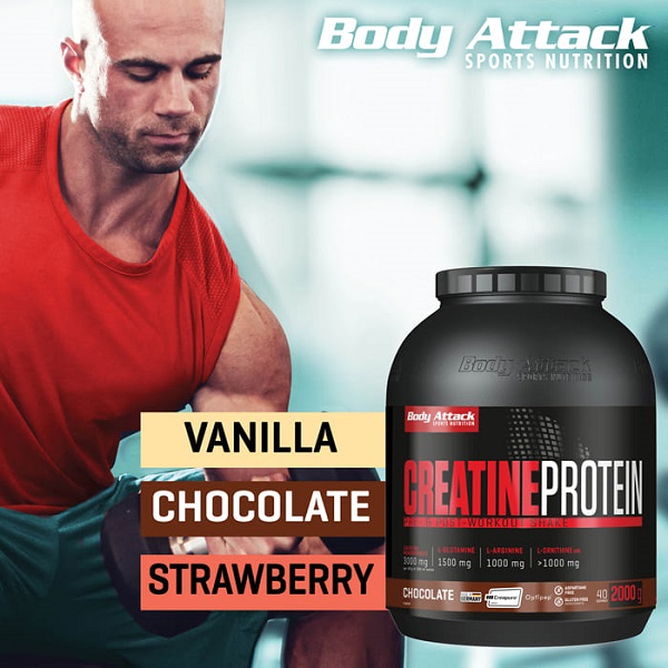 پروتئین کراتین بادی اتک 2 کیلوگرم BODY ATTACK CREATINE PROTEIN 5 پروتئین کراتین بادی اتک 2 کیلوگرم BODY ATTACK CREATINE PROTEIN