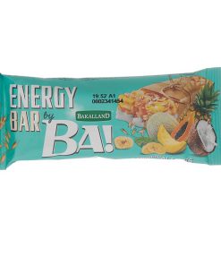 انرژی بار غلات 5 میوه استوایی باکالند 40 گرم Bakalland Ba Energy Bar 5 Tropical Fruits
