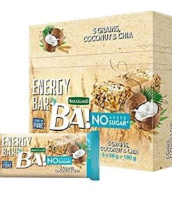 انرژی بار غلات نارگیل و چیا باکالند ۳۰ گرمی  Bakalland Energy Bar Coconut Chia