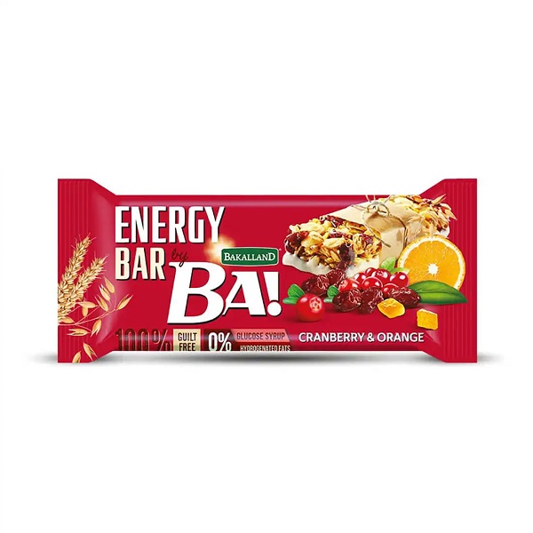 انرژی بار غلات زغال اخته و پرتقال باکالند ۴۰ گرمی Bakalland BA Energy Bar 1 انرژی بار غلات زغال اخته و پرتقال باکالند ۴۰ گرمی Bakalland BA Energy Bar