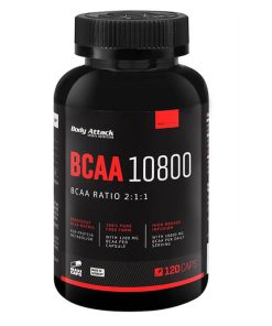 120 کپسول بی سی ای ای 10800 بادی اتک  Body Attack BCAA 10800