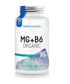 منیزیم و ویتامین B6 ارگانیک نوتریورسام Nutriversum Mg+ B6 Organic