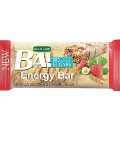 انرژی بار غلات توت فرنگی و کینوا باکالند ۳۰ گرمی Bakalland BA Energy Bar