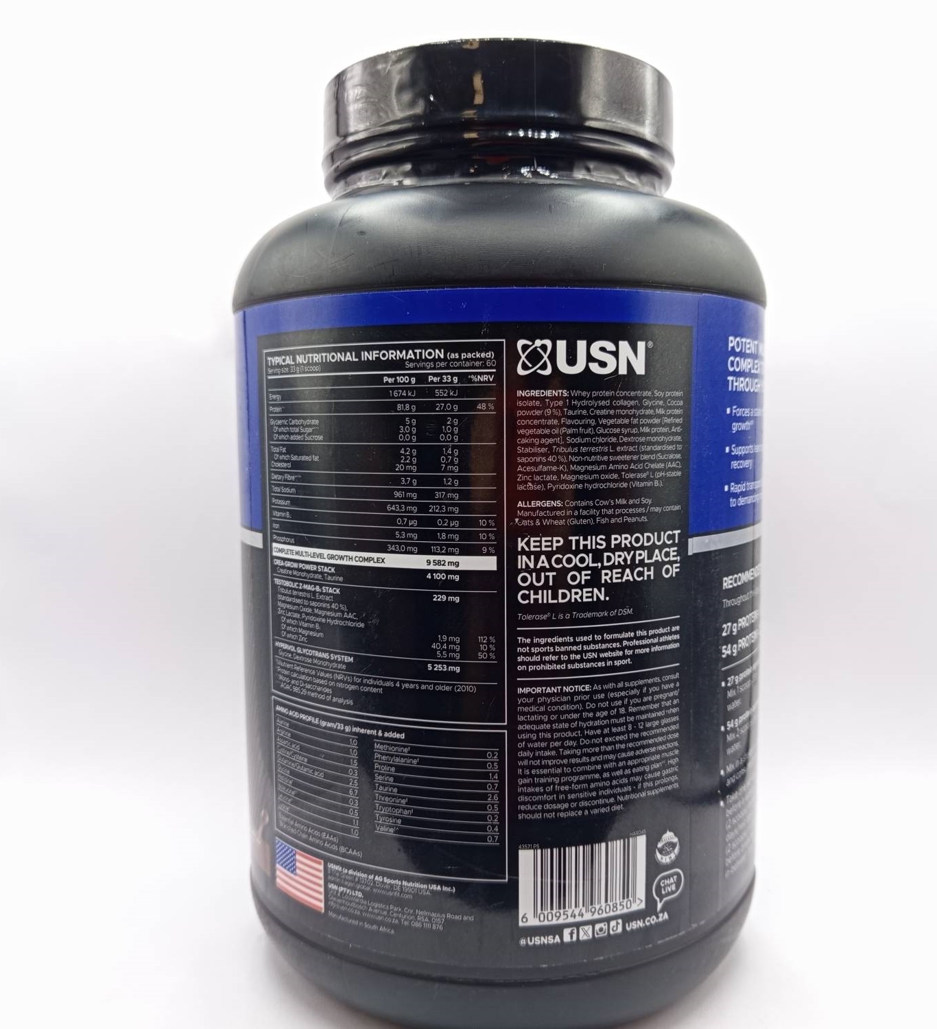 پروتئین هارد کور وی جی اچ یو اس ان USN Hardcore Whey gH 3 پروتئین هارد کور وی جی اچ یو اس ان USN Hardcore Whey gH