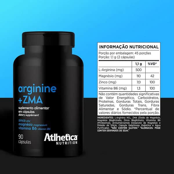 ال آرژنین و زد ام ای اتلتیکا 90 کپسول ATLHETICA ARGININE+ZMA 6 ال آرژنین و زد ام ای اتلتیکا 90 کپسول ATLHETICA ARGININE+ZMA