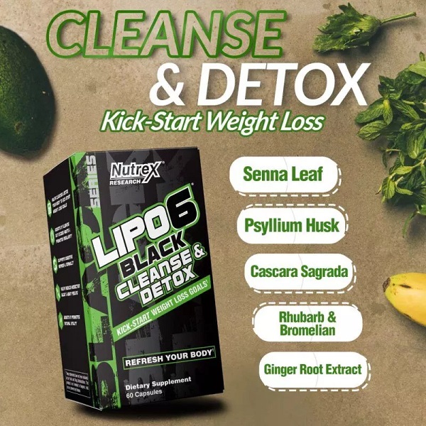 سم زدای لیپوسیکس کلین دتوکس ناترکس Nutrex LIPO-6 CLEANSE & DETOX 4 سم زدای لیپوسیکس کلین دتوکس ناترکس Nutrex LIPO-6 CLEANSE & DETOX