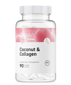 کپسول کلاژن و روغن نارگیل استرویت 90 عددی OstroVit Marine Collagen & MCT