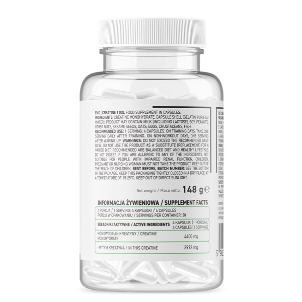 کپسول کراتین 1100 استرویت 120 عددی OstroVit Creatine 1100 2 کپسول کراتین 1100 استرویت 120 عددی OstroVit Creatine 1100