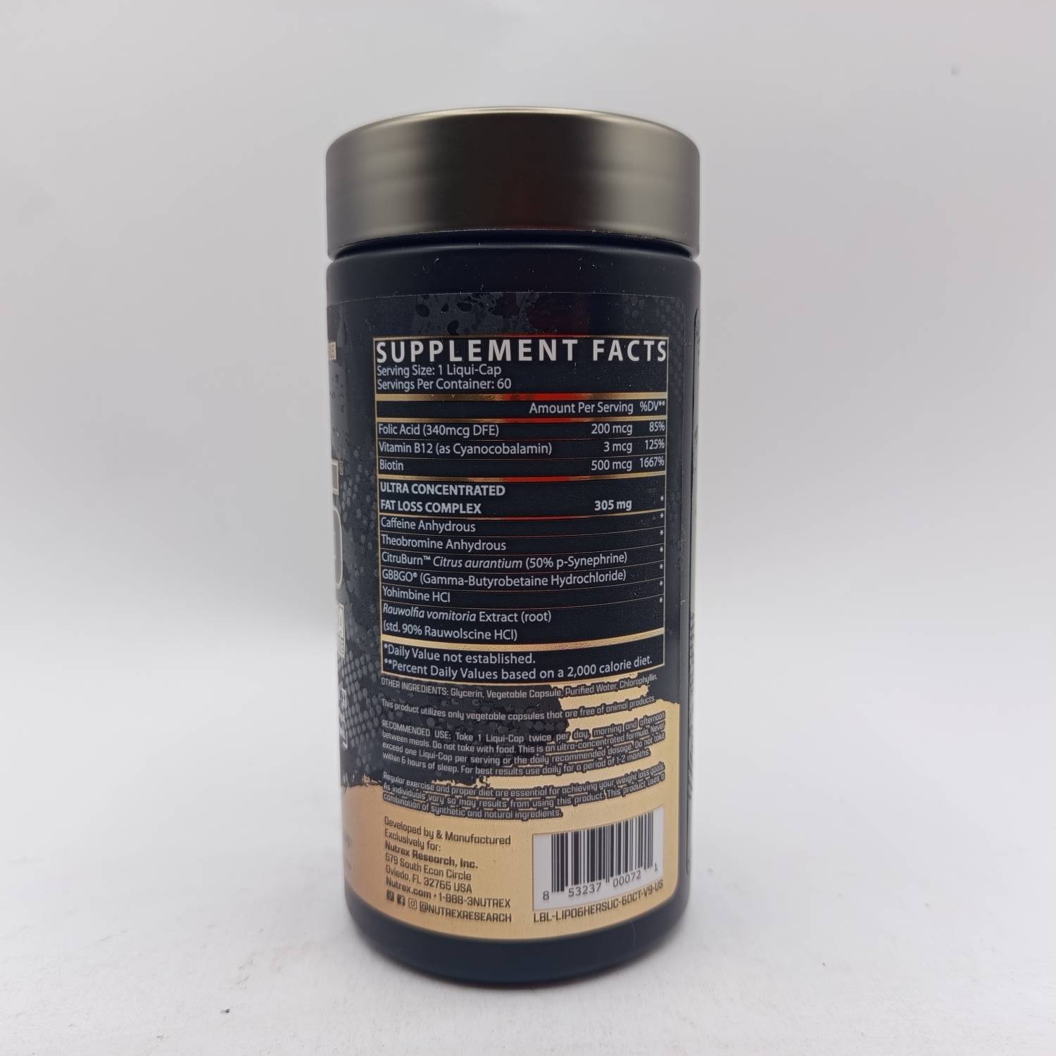 چربی سوز ناترکس لیپو 6 هرز الترا مخصوص بانوان Nutrex LIPO-6 BLACK HERS ULTRA 3 چربی سوز ناترکس لیپو 6 هرز الترا مخصوص بانوان Nutrex LIPO-6 BLACK HERS ULTRA