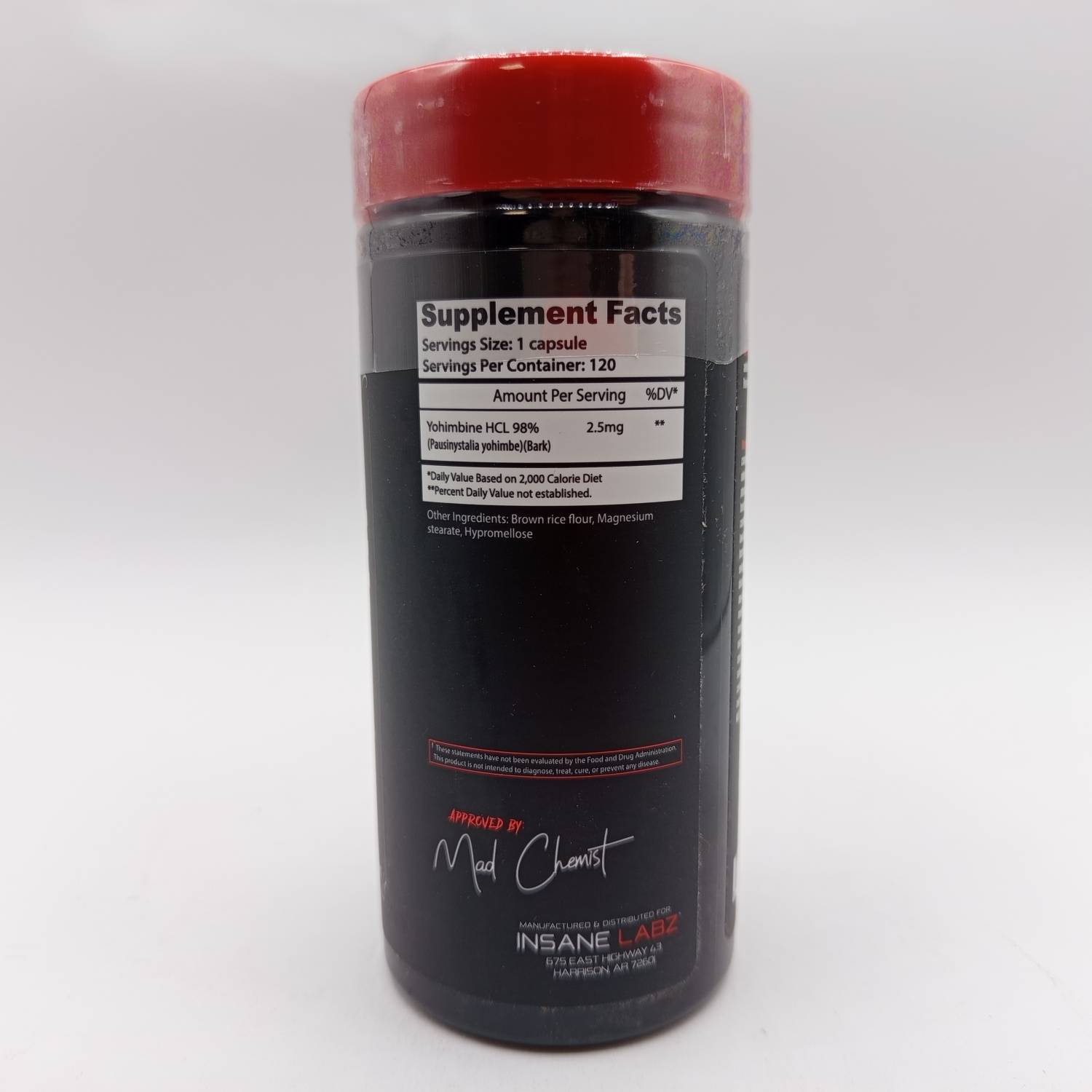 یوهیمبین اینسین لبز Insane Labz Yohimbine HCL 4 یوهیمبین اینسین لبز Insane Labz Yohimbine HCL