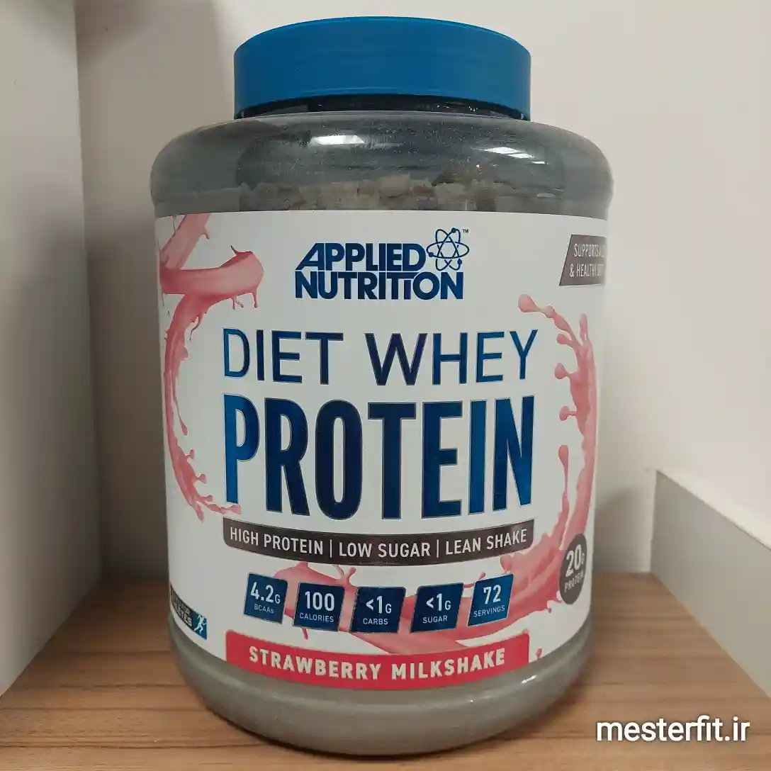 پروتئین وی دایت اپلاید نوتریشن 1.8 کیلو Applied Diet Whey Protein 11 پروتئین دایت وی اپلاید