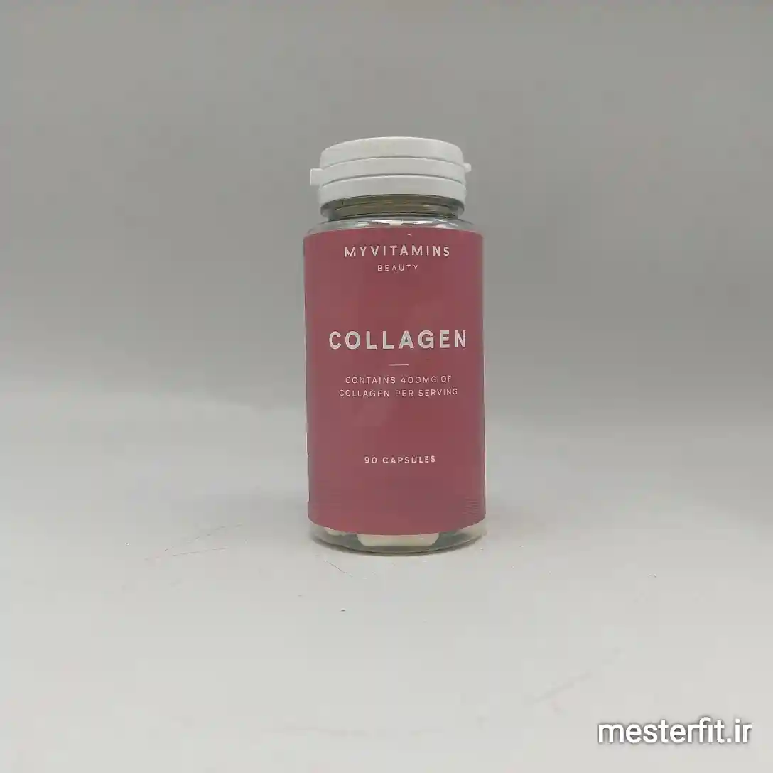 کپسول کلاژن مای ویتامینز 90 عدد MYVITAMINS Collagen 400mg 5 کلاژن مای ویتامینز