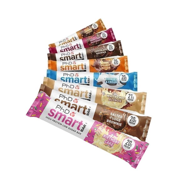 پروتئین بار اسمارت بار پی اچ دی 12 عددی PHD Smart Bar 1 پروتئین بار اسمارت بار پی اچ دی PHD Smart Bar
