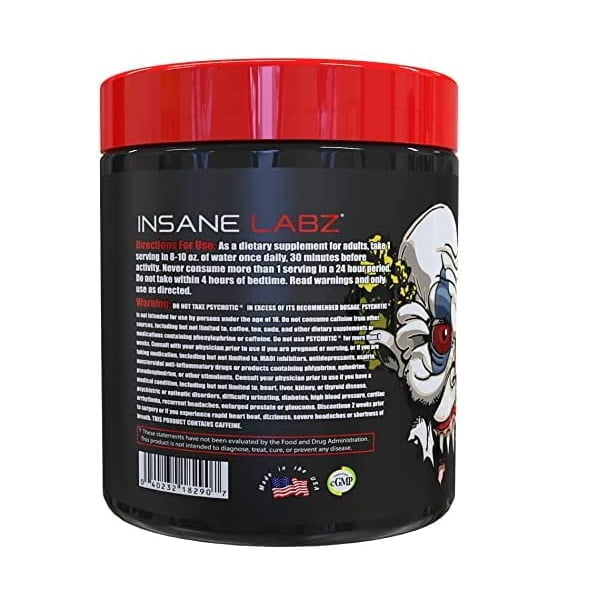 مکمل پمپ سایکوتیک اینسین لبز Insane Labz Psychotic 3 مکمل پمپ سایکوتیک اینسین لبز Insane Labz Psychotic