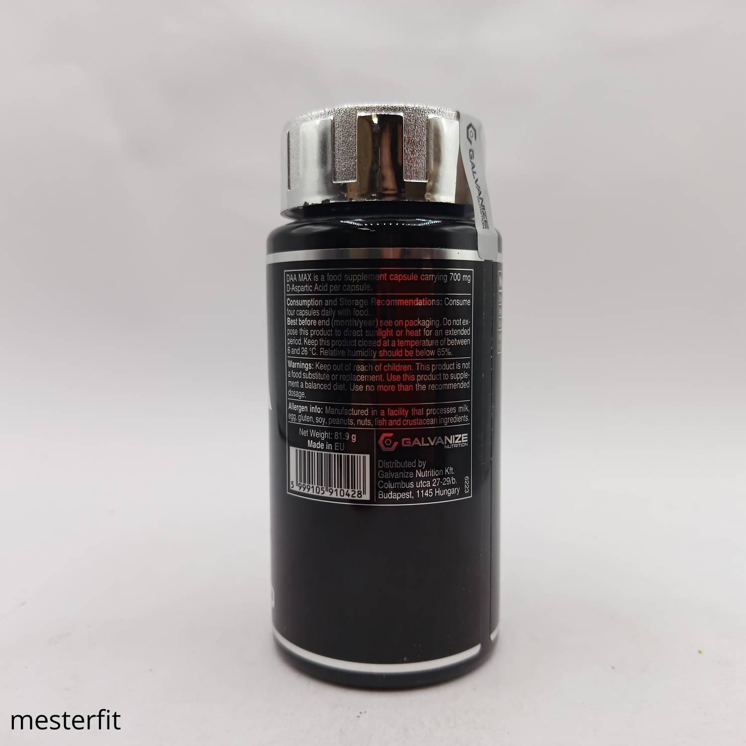 دی ای ای گالوانایز Galvanize Nutrition DAA Max 4 دی ای ای گالوانایز Galvanize Nutrition DAA Max