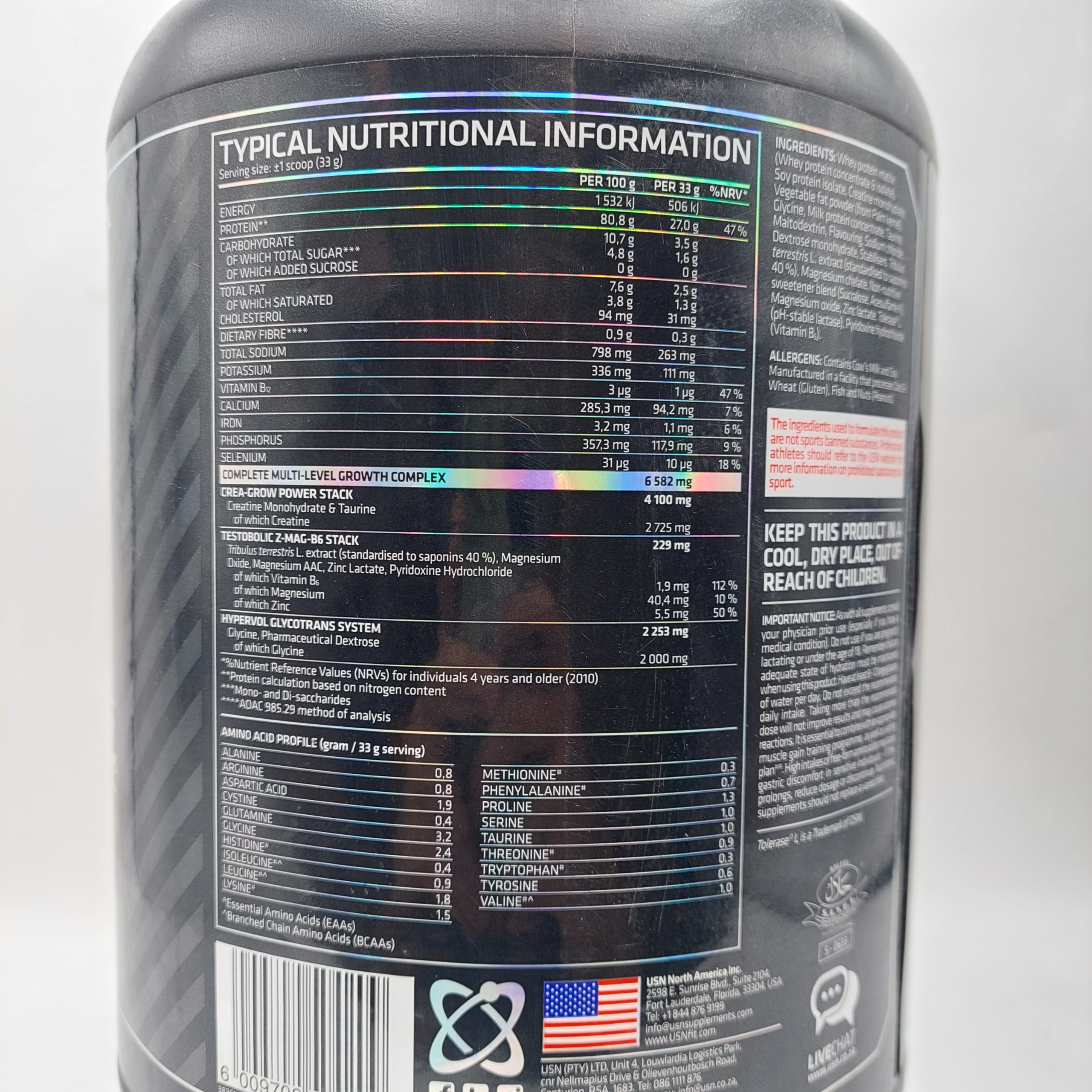 پروتئین هارد کور وی جی اچ یو اس ان USN Hardcore Whey gH 5 پروتئین هارد کور وی جی اچ یو اس ان USN Hardcore Whey gH - Image 5