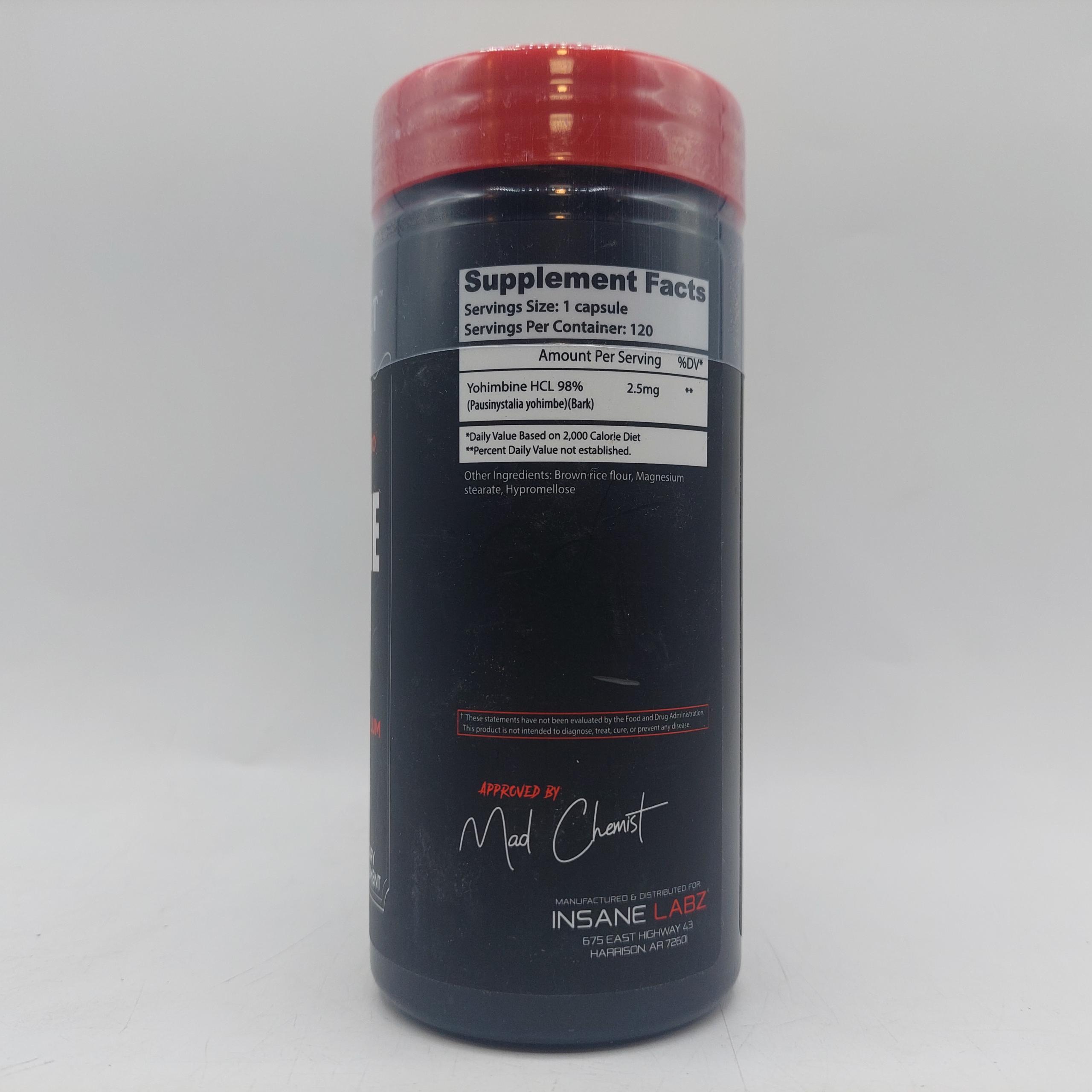 یوهیمبین اینسین لبز Insane Labz Yohimbine HCL 6 یوهیمبین اینسین لبز Insane Labz Yohimbine HCL - Image 6