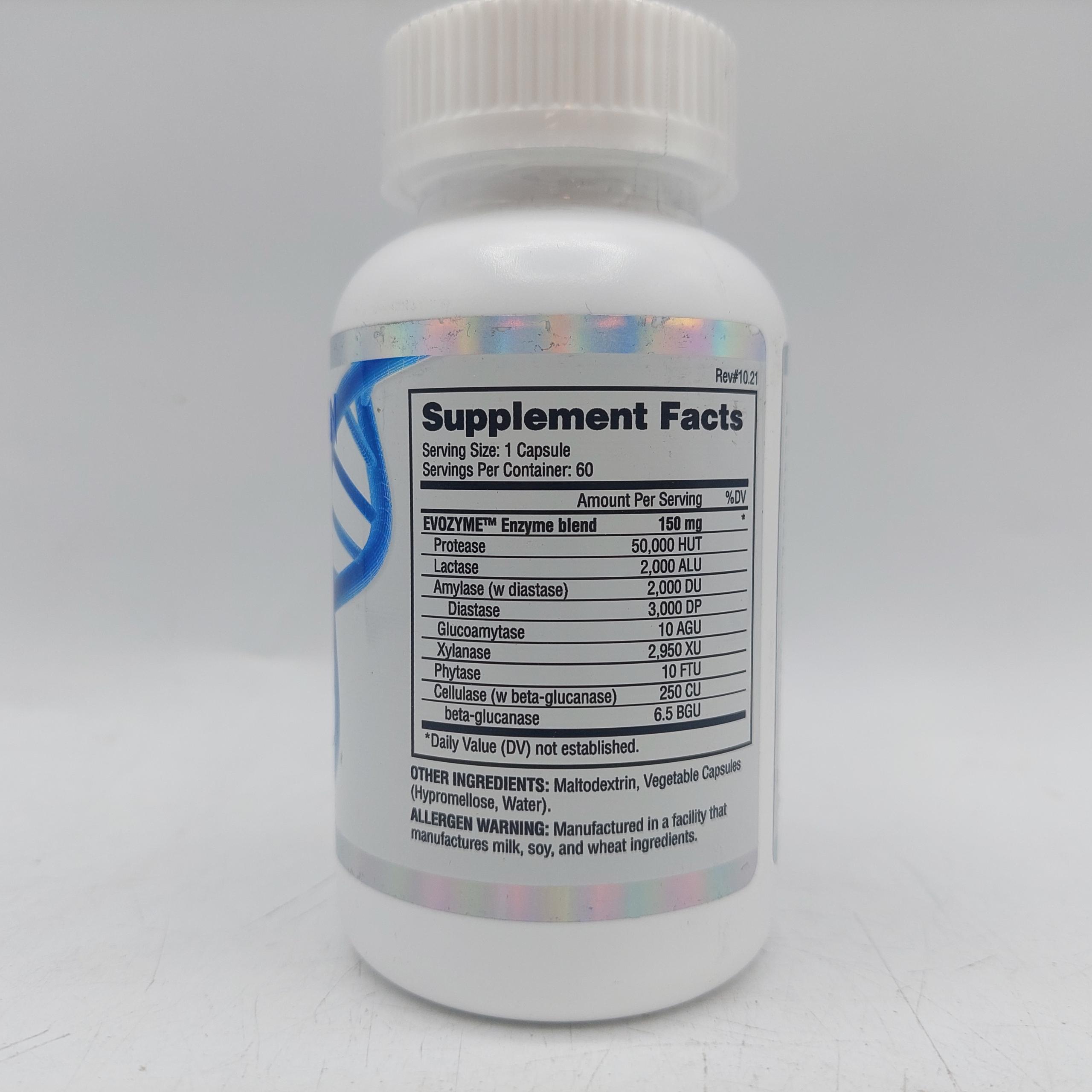 کپسول آنزیم گوارشی ایوژن آمریکا 60 عدد Evogen Evozyme 6 کپسول آنزیم گوارشی ایوژن آمریکا 60 عدد Evogen Evozyme - Image 6