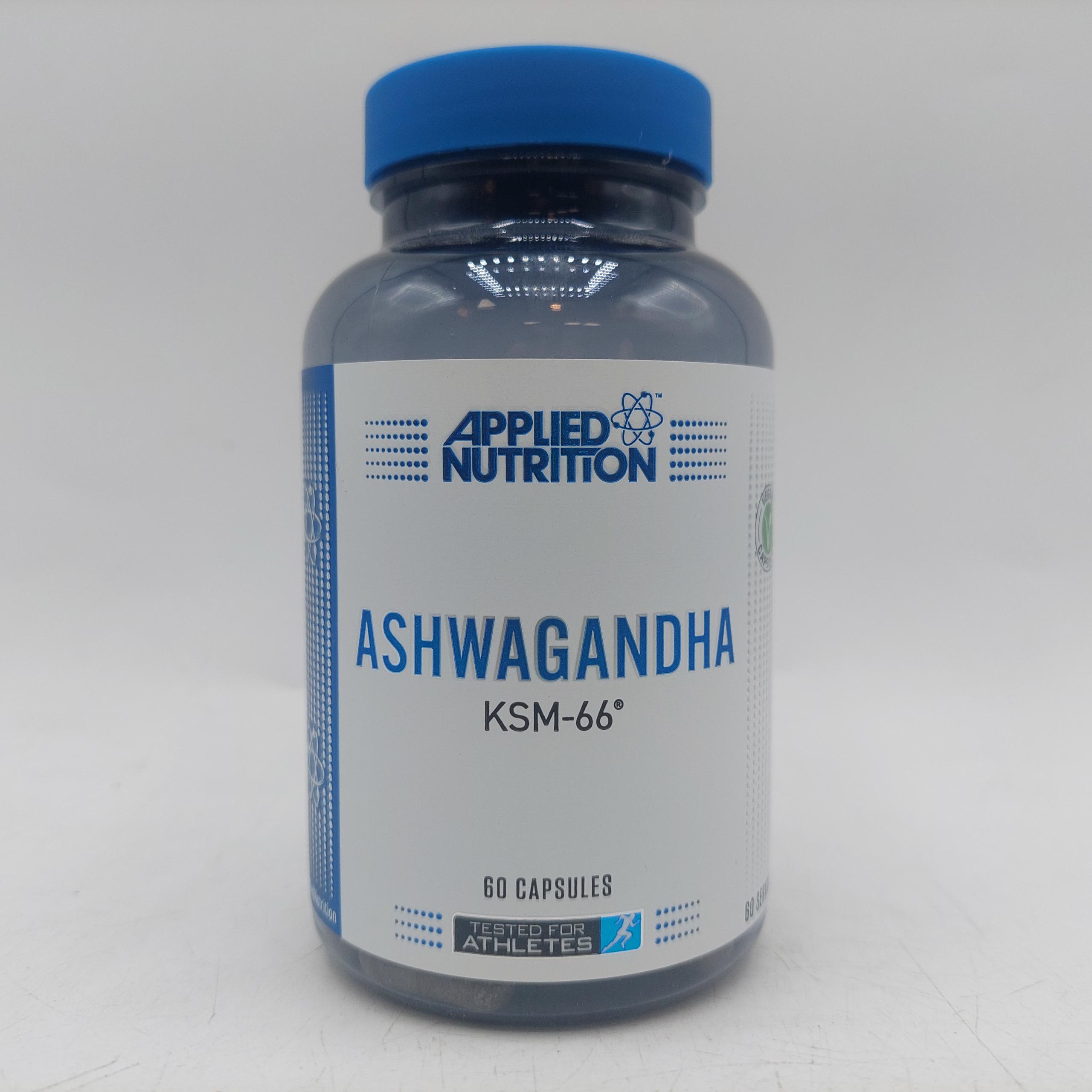 کپسول آشواگاندا اپلاید نوتریشن Applied Nutrition Ashwagandha KSM-66 3 آشواگاندا اپلاید