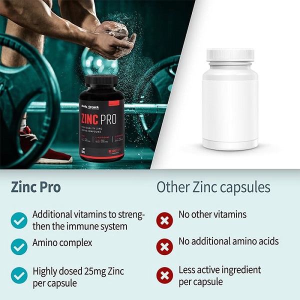 زینک پرو بادی اتک BODY ATTACK ZINC PRO 3 زینک پرو بادی اتک BODY ATTACK ZINC PRO