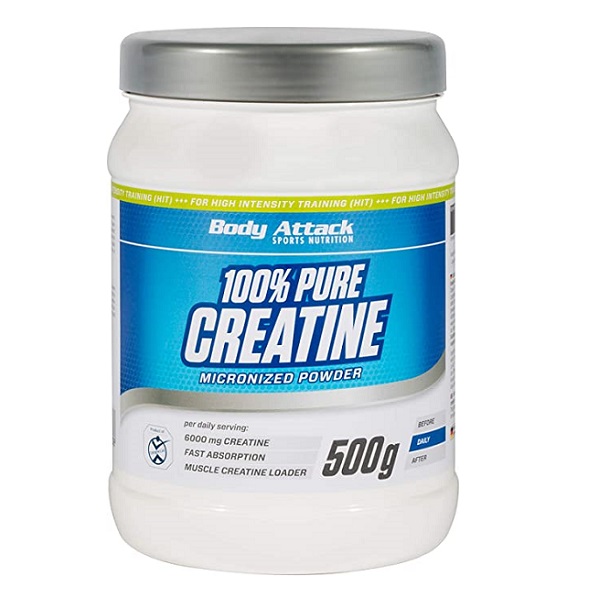 کراتین 100 درصد خالص ۵۰۰ گرم بادی اتک Body Attack 100 Pure Creatine 1 کراتین 100 درصد خالص بادی اتک Body Attack 100 Pure Creatine