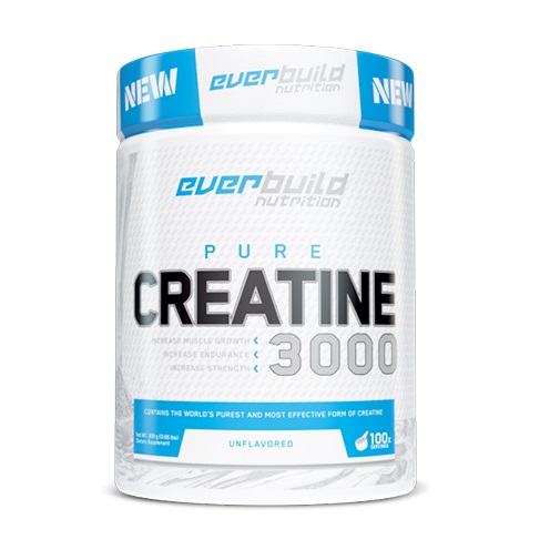 کراتین مونوهیدرات 3000 اوربیلد 300 گرم EVERBUILD Creatine Monohydrate 3000 1 کراتین مونوهیدرات 3000 اوربیلد EVERBUILD Creatine Monohydrate 3000