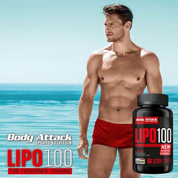 چربی سوزی لیپو 100 بادی اتک BODY ATTACK LIPO 100 3 چربی سوزی لیپو 100 بادی اتک BODY ATTACK LIPO 100
