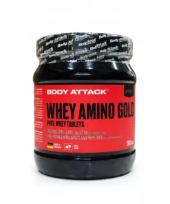 قرص آمینو وی گلد بادی اتک 300 عددی  BODY ATTACK WHEY AMINO GOLD